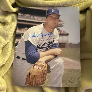 Dodgers don drysdale autographed 8x10 photo